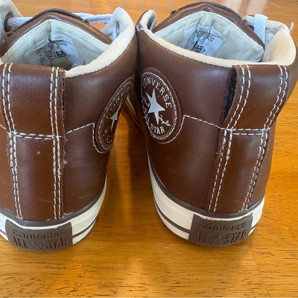 Converse All Star Chuck Taylor Boot High Top Leather boy’s Size 3 650456C - Picture 9 of 11